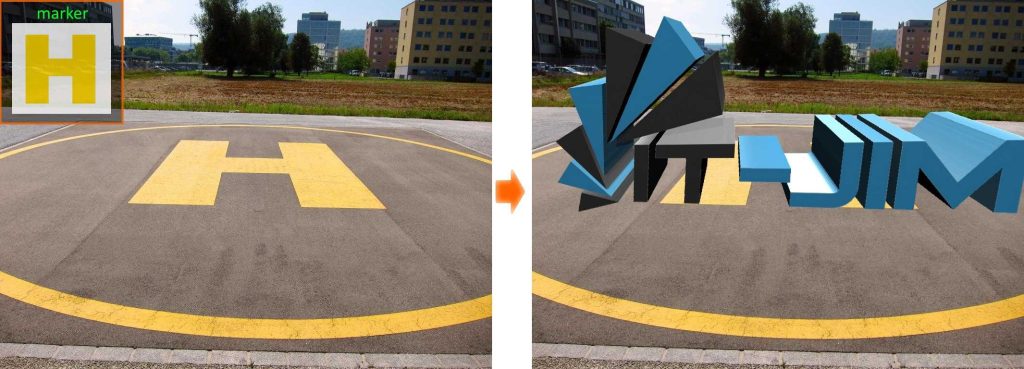 AR tracking with different markers fig5