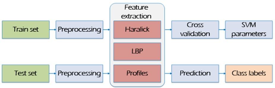 Target recognition system. SVM-based conveyor