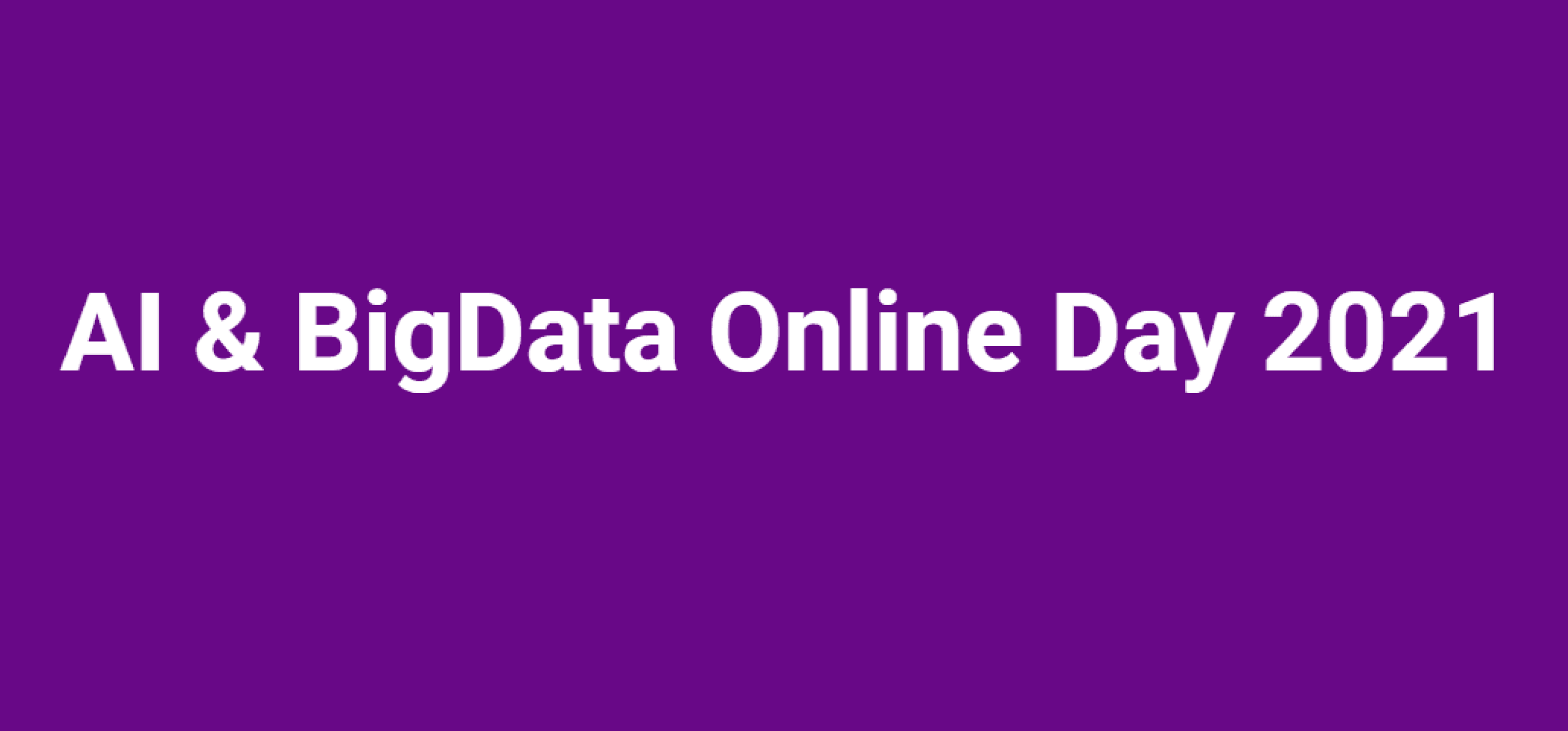 AI & BigData Online Day 2021