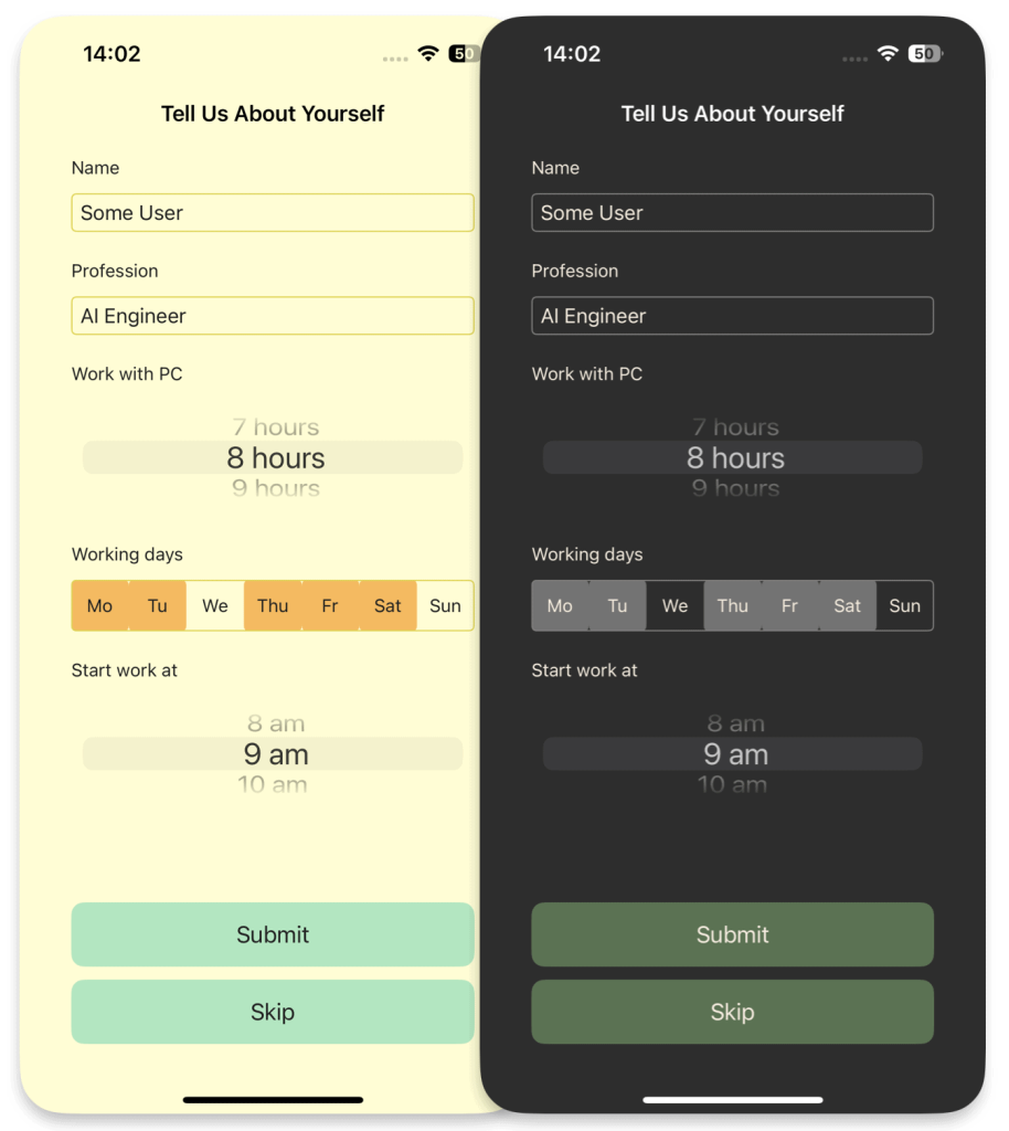 Application Onboarding Setup