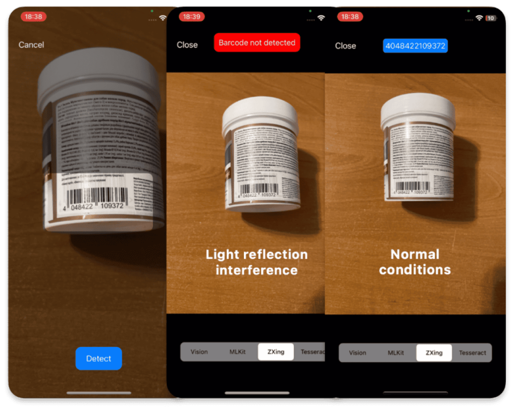 Barcodes scanning on iOS with ZXingObjC Open-Source Library