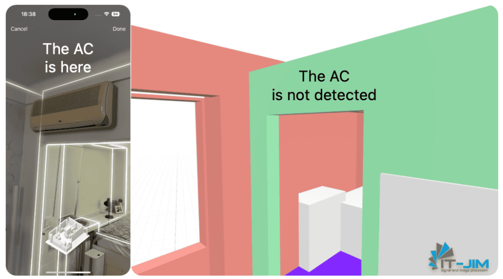 Example of Limited Object Recognition by RoomPlan Apple