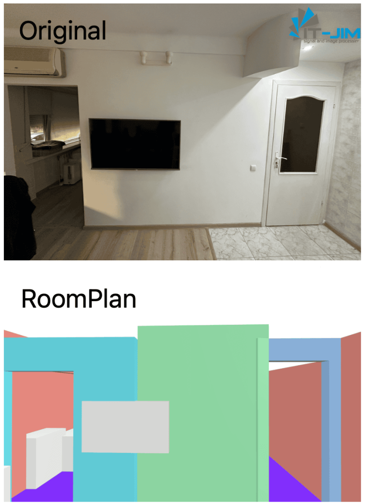 Ceilings and Skylights Recognition by RoomPlan